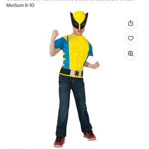 Kids Wolverine Costume - Blue and Yellow